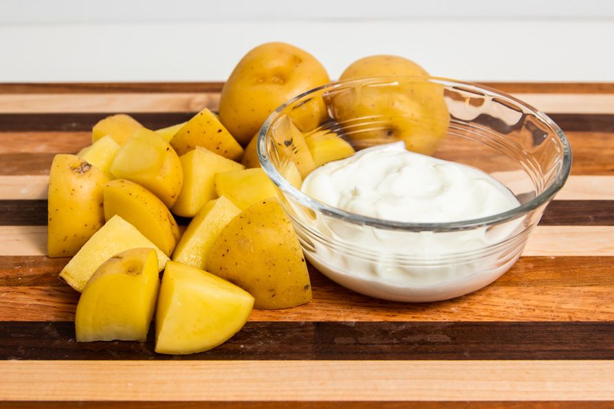 greek yogurt mashed potatoes