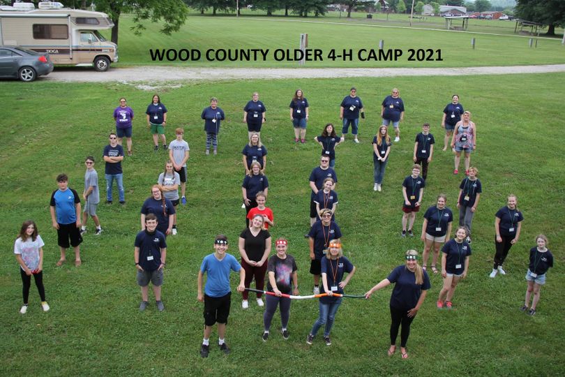 4-H campers in Wood County