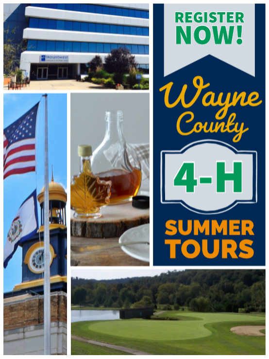 2019 Wayne County Summer 4-H Educational Tours - Register Now 