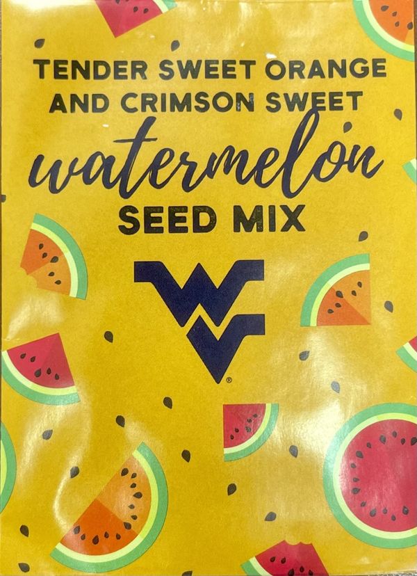 Tender Sweet Orange & Crimson Watermelon Seed Mix packet from WVU Extension.