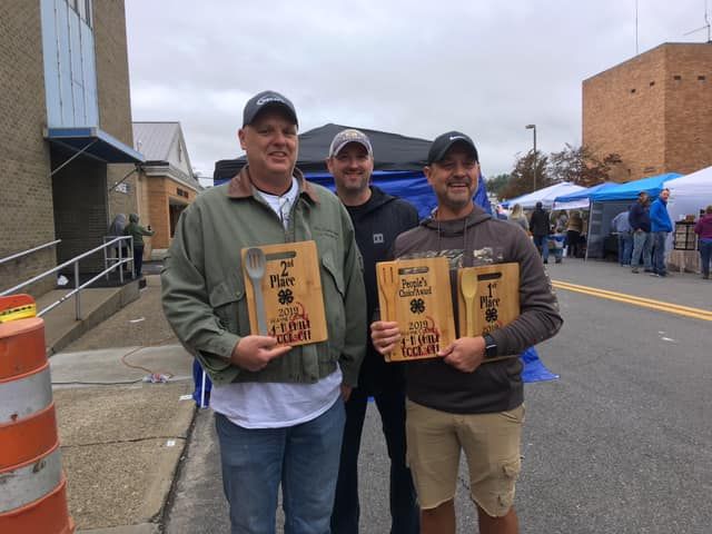 Winners of Chili Cook Off 2019