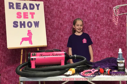 Kallie Keyser Pendleton County 4-H'er giving here Ready Set Show Visual Presentation as part of the 2021 State 4-H Presentation Expo