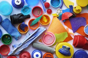 Recycled Assorted Color Plastic