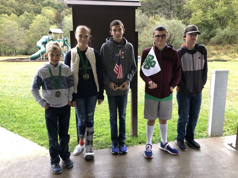 Youth participating in 4-H Achievement Ceremony