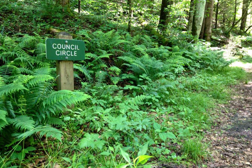 Council Circle sign.