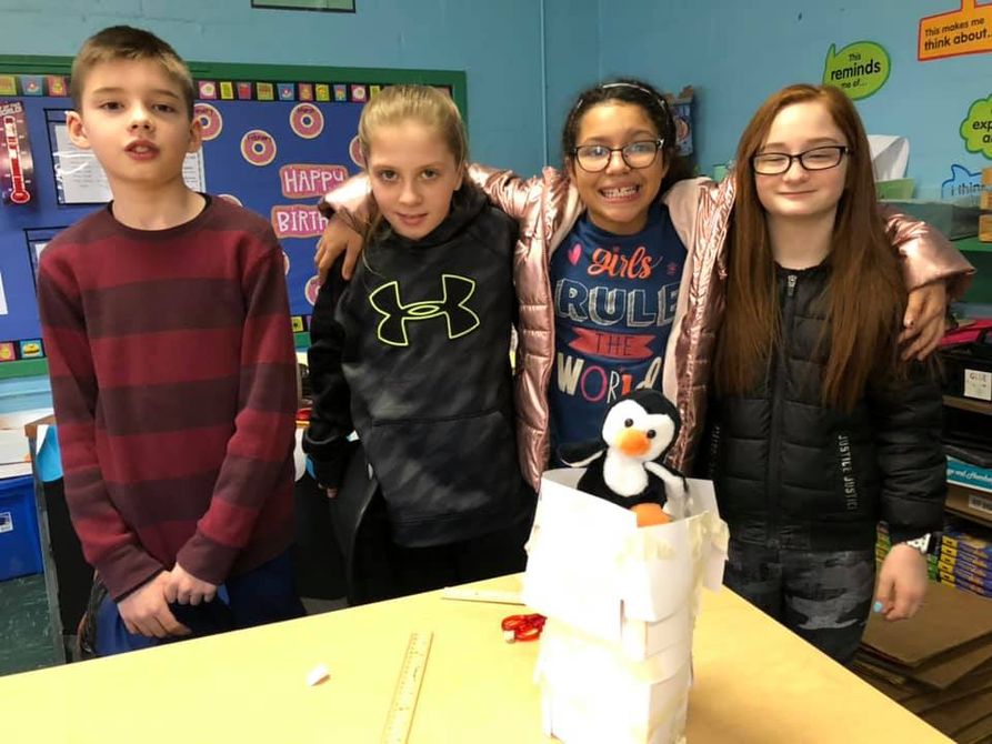 Youth Make 10 inch Tower as Part of Engineering Challenge