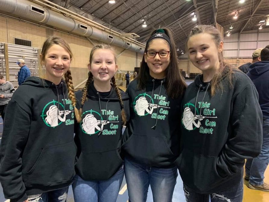 State 4-H Air Rifle Competitors