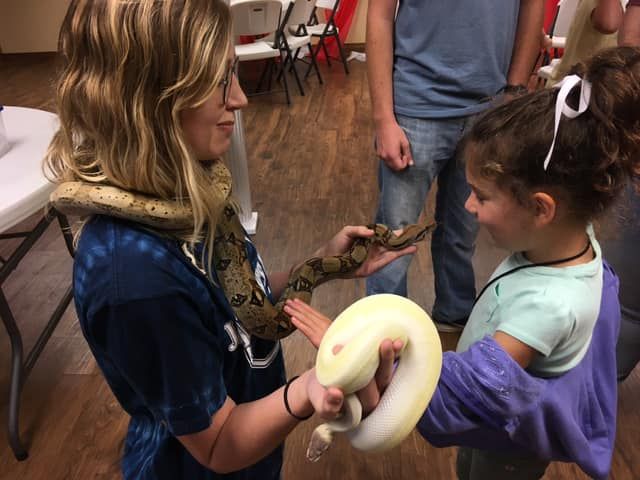 Reptile Assembly at 2019 Day Camp