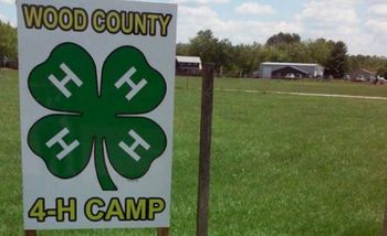 Wood County 4-H Camp Sign