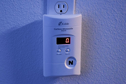carbon monoxide detectorplugged into wall outlet